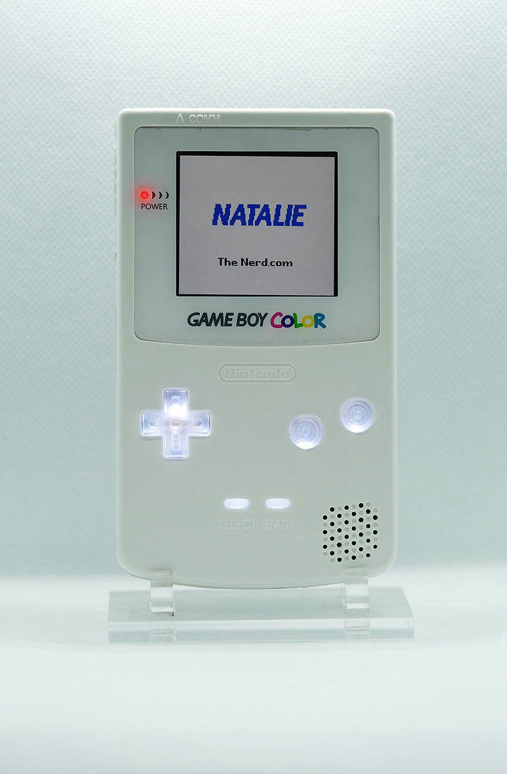 Natalie the Nerd Game Boy Color LED Button Board
