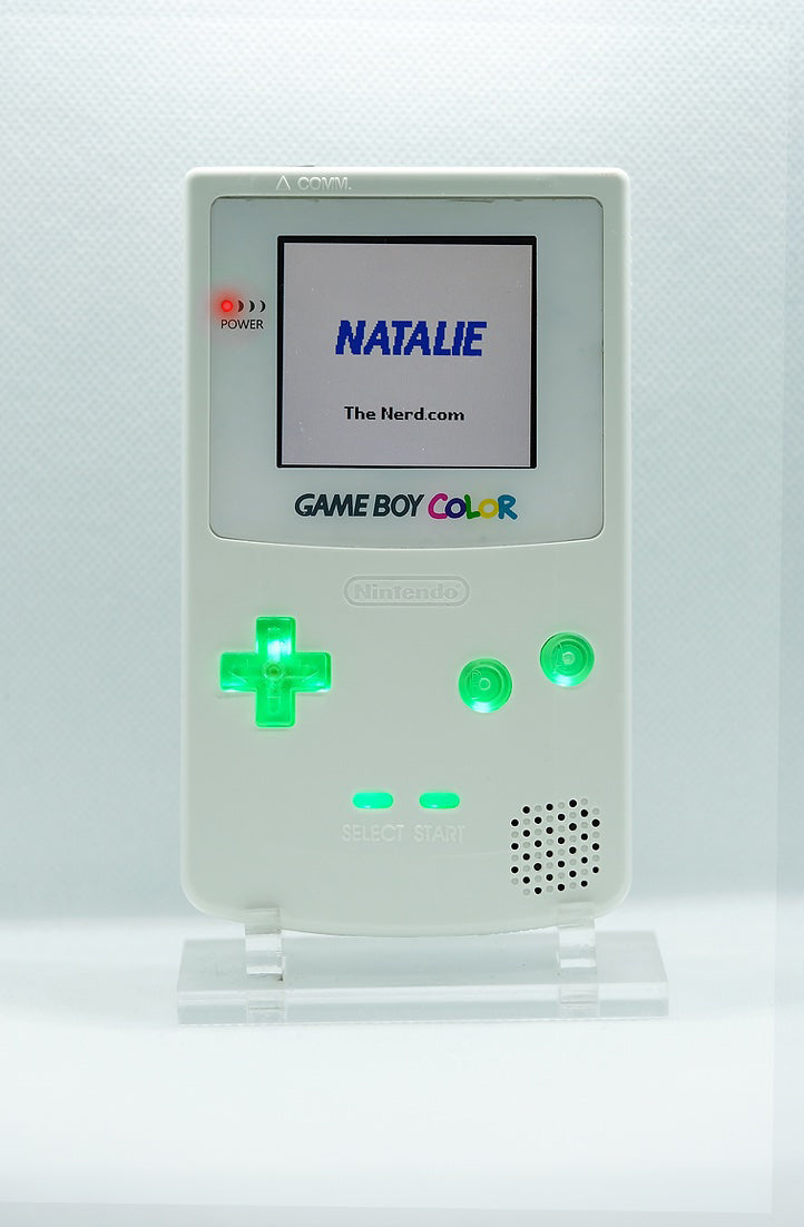 Natalie the Nerd Game Boy Color LED Button Board