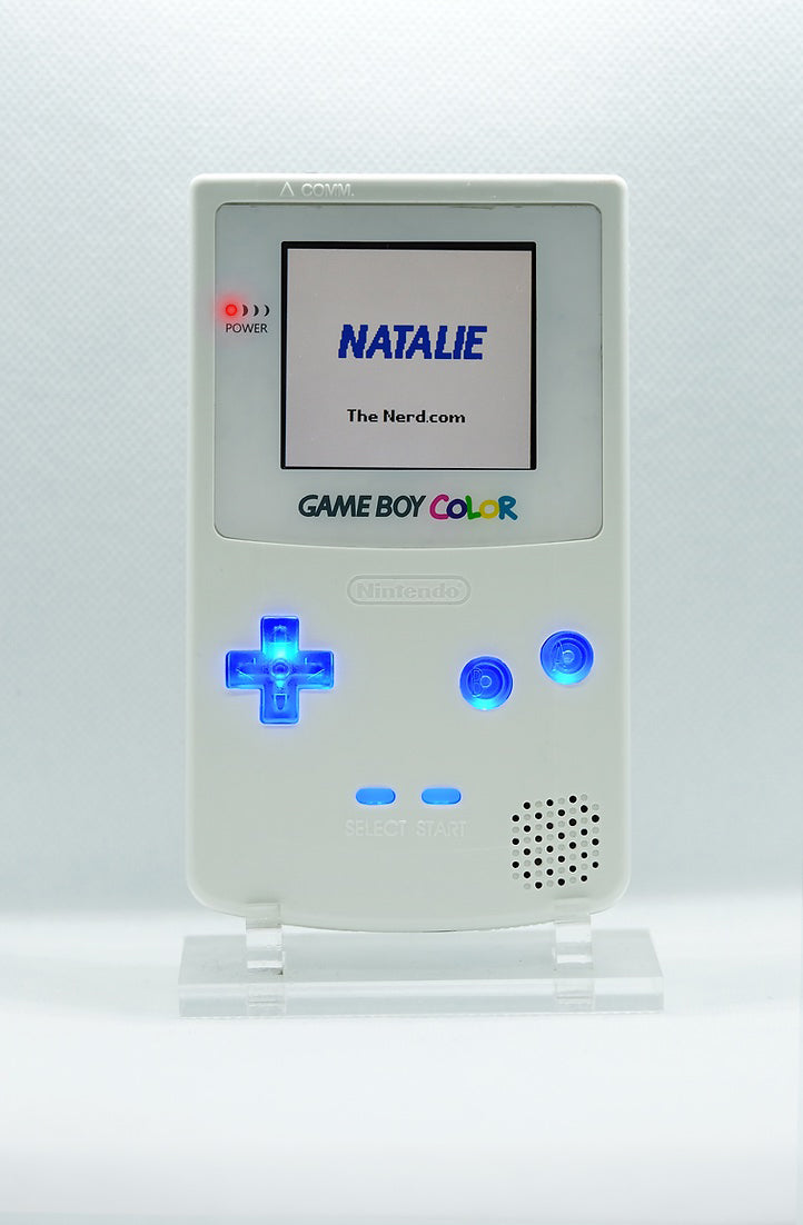Natalie the Nerd Game Boy Color LED Button Board