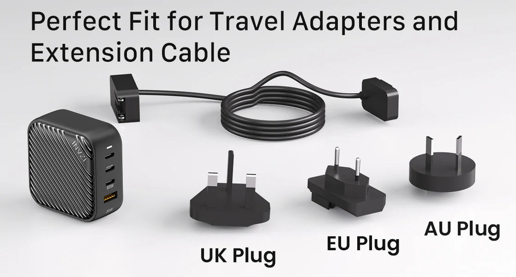 INVZI Four-Port GaN Wall Charger