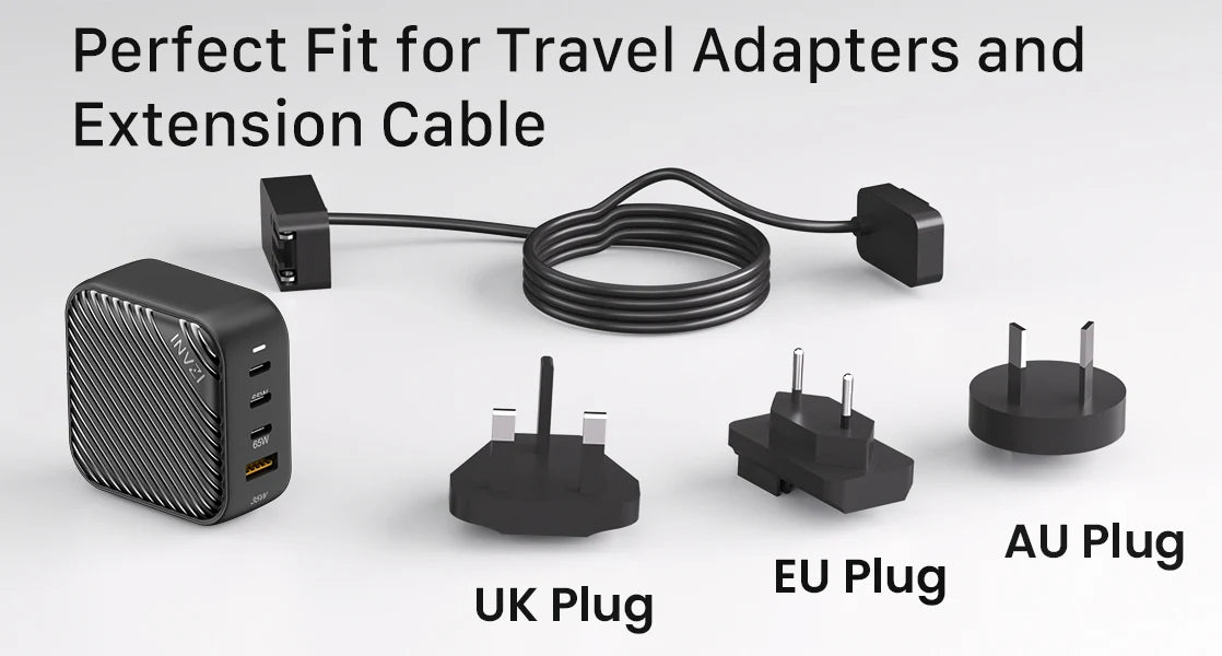 INVZI Four-Port GaN Wall Charger