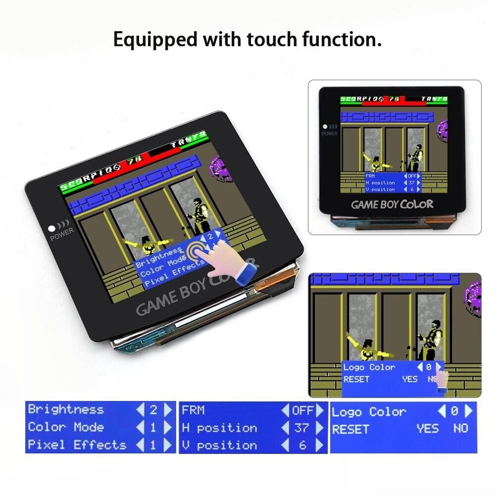 Hispeedido Portable Game Console Display Upgrade Kit