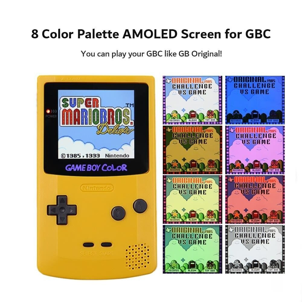 Hispeedido Portable Game Console Display Upgrade Kit