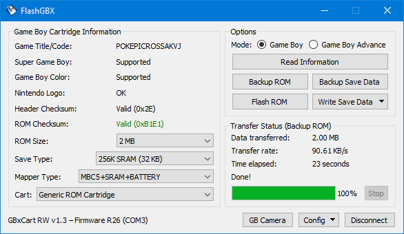insideGadgets Game Cartridge Backup Reader