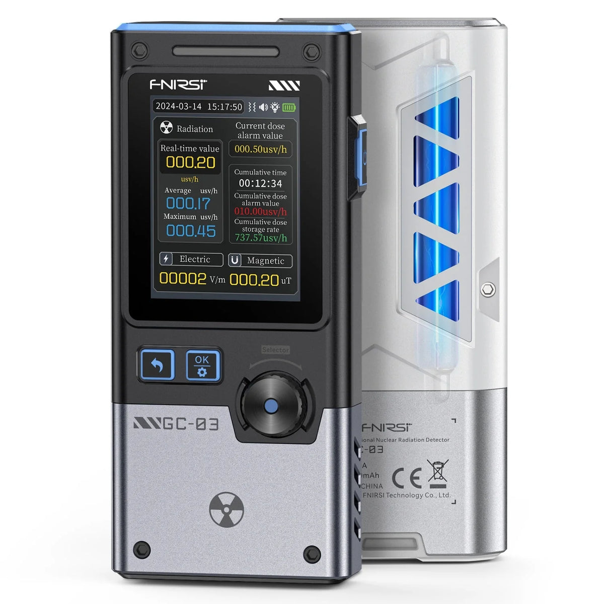 FNIRSI Handheld Radiation Detector