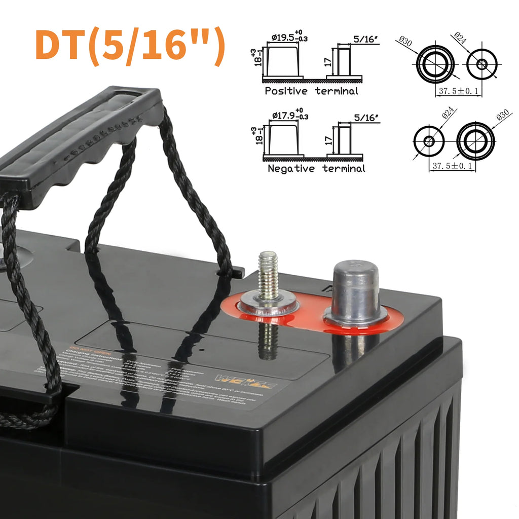 WEIZE Golf Cart Deep-Cycle Battery