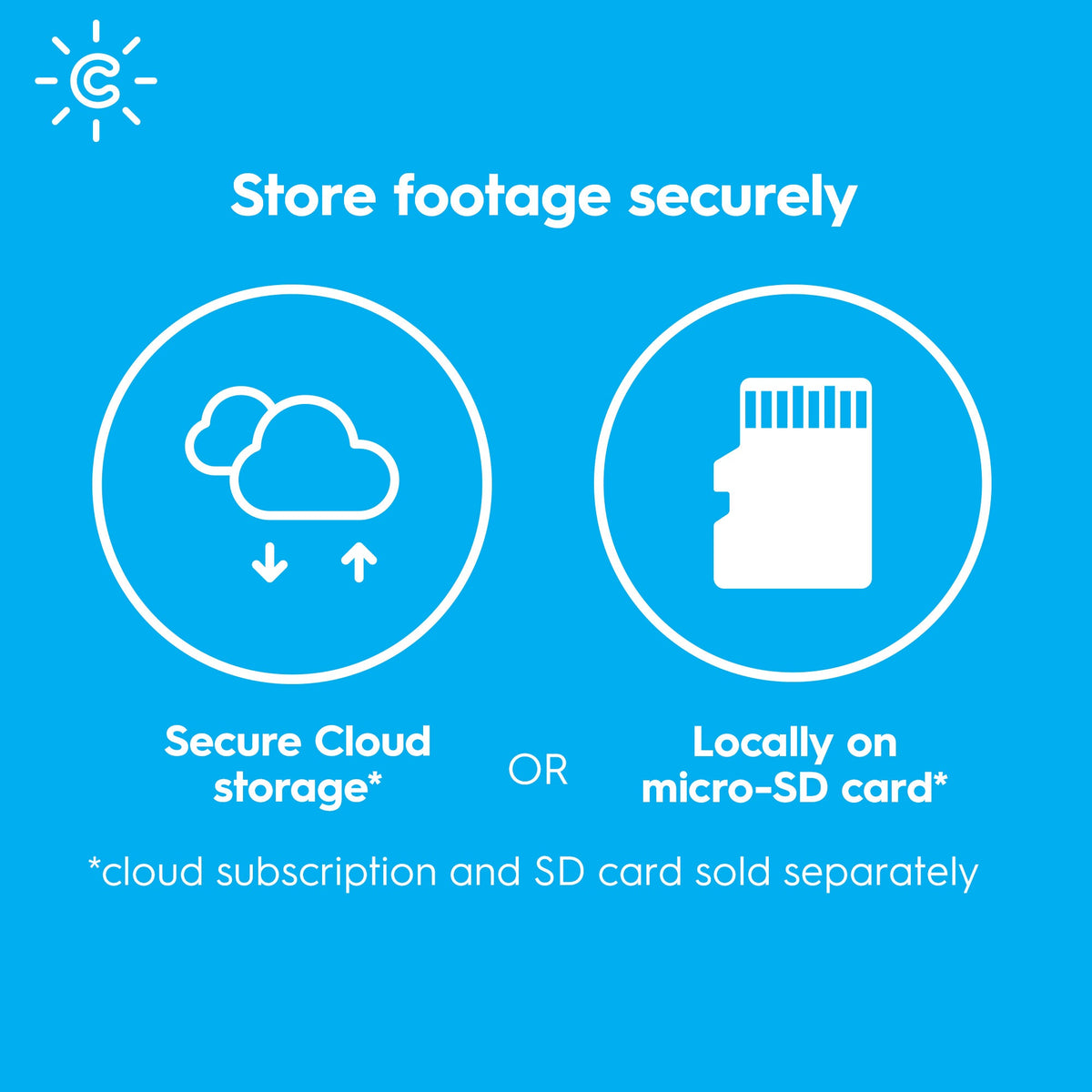 GE Lighting, a Savant company Outdoor Wi-Fi Security Camera