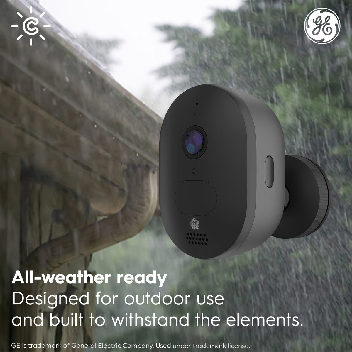 GE Lighting, a Savant company Outdoor Wi-Fi Security Camera