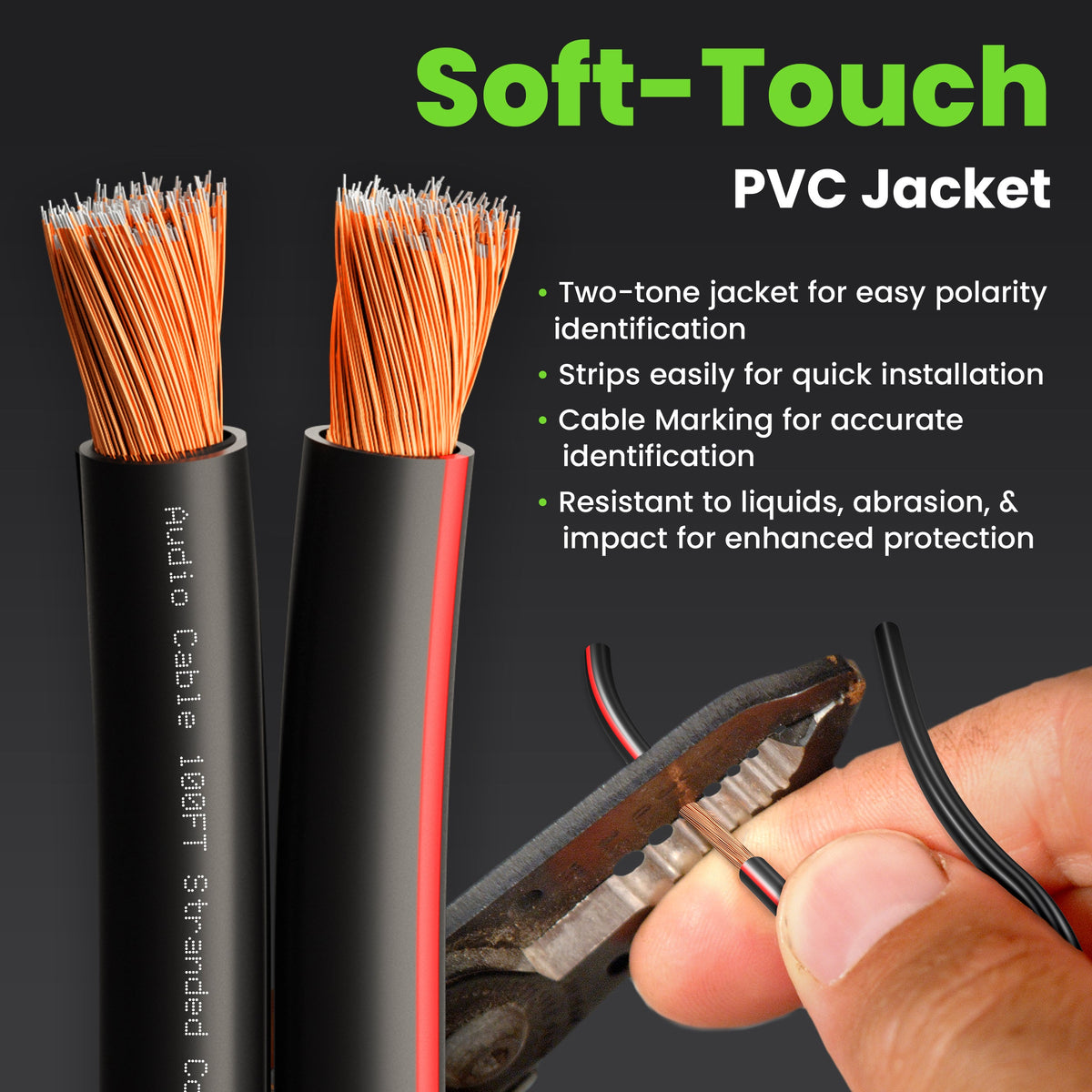 GEARit 12 AWG CCA Speaker Wire