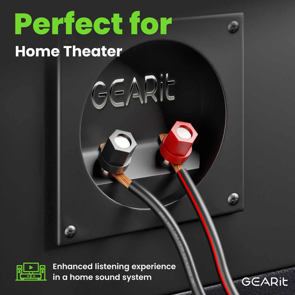 GEARit 12 AWG CCA Speaker Wire