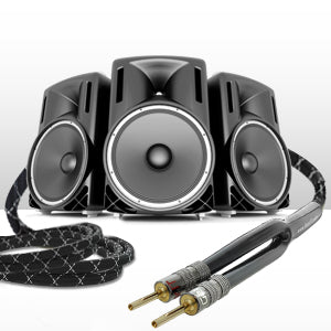 GEARit 12 AWG Speaker Cable with Banana Plugs