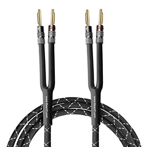 GEARit 12 AWG Speaker Cable with Banana Plugs