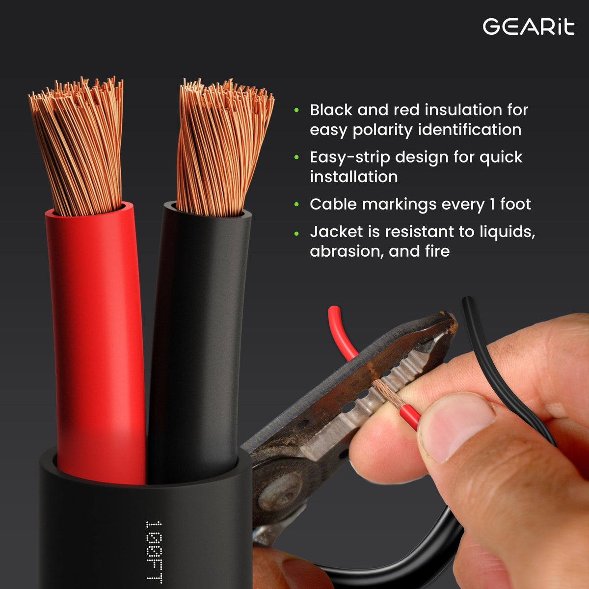 GEARit 14 AWG Outdoor Speaker Wire