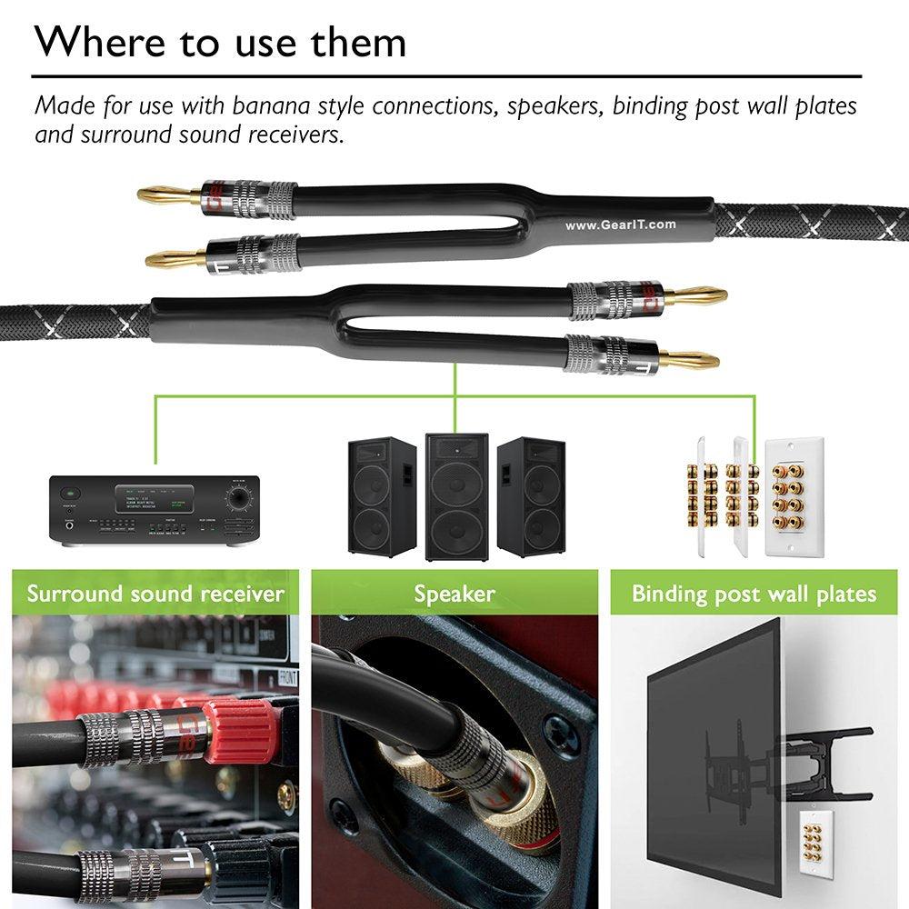 GEARit 14 AWG Speaker Cable
