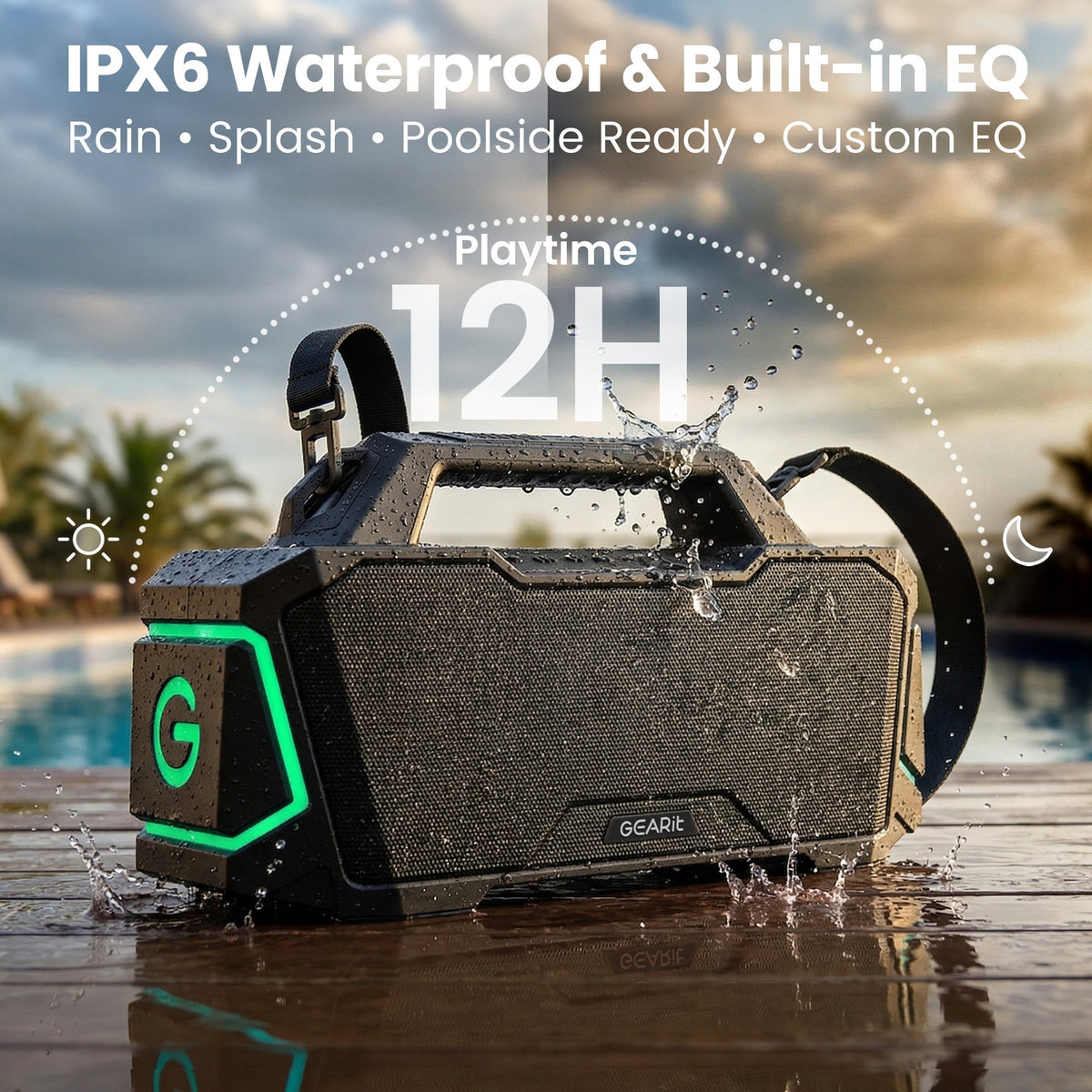GEARit Portable Bluetooth Speaker