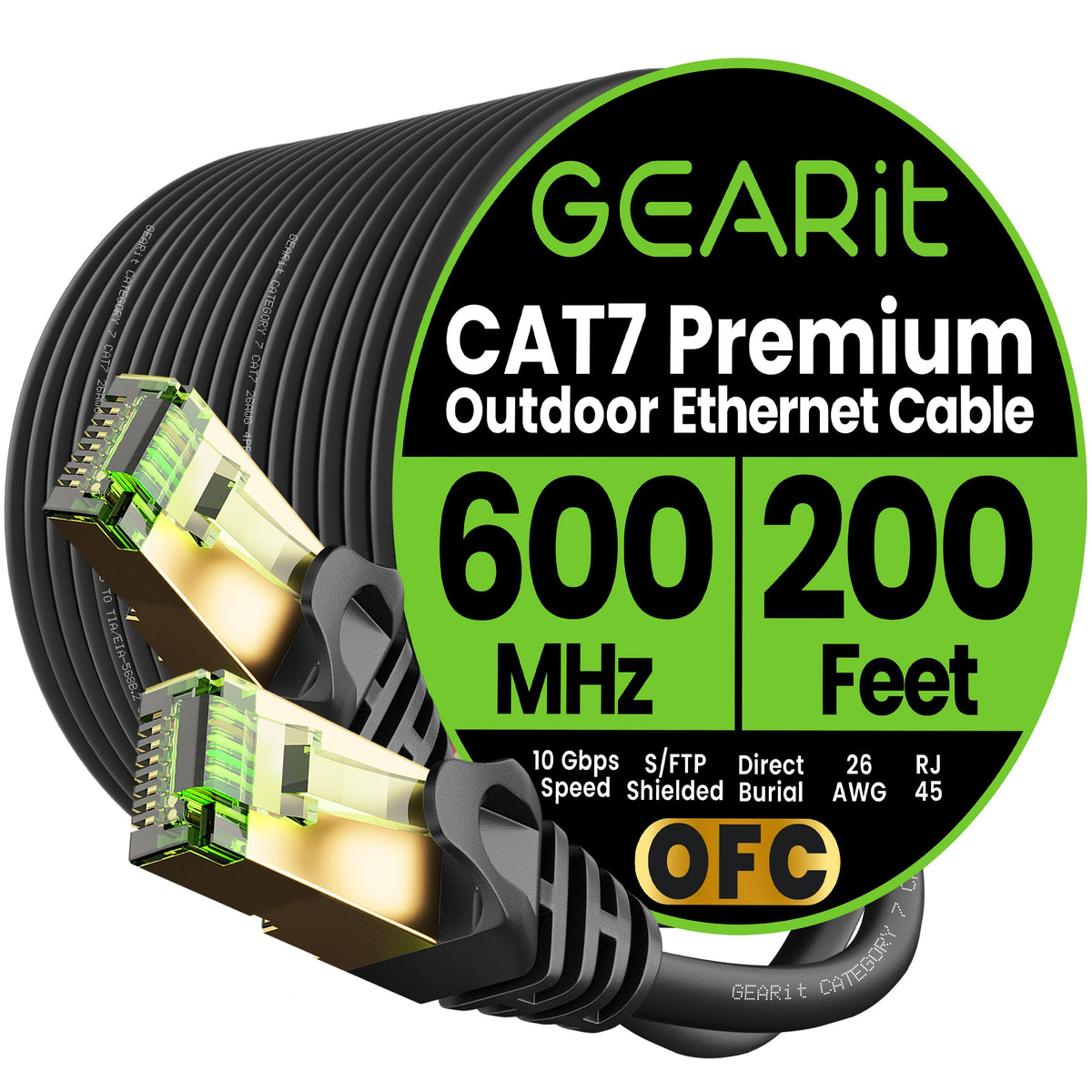 GEARit CAT7 Outdoor Ethernet Cable