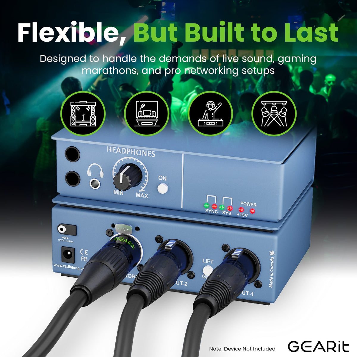 GEARit Shielded CAT6 EtherCON Cable