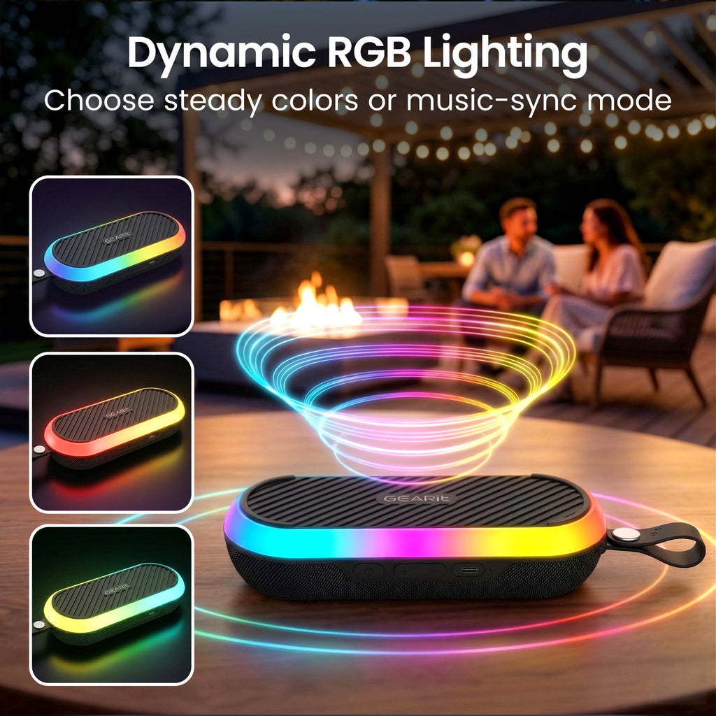 GEARit Magnetic Portable Bluetooth Speaker