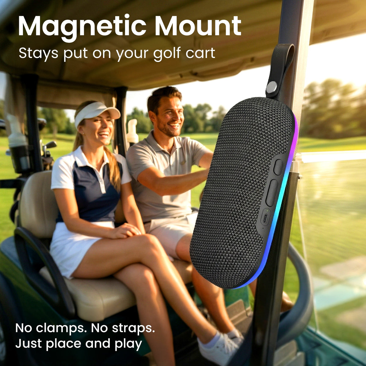 GEARit Magnetic Portable Bluetooth Speaker