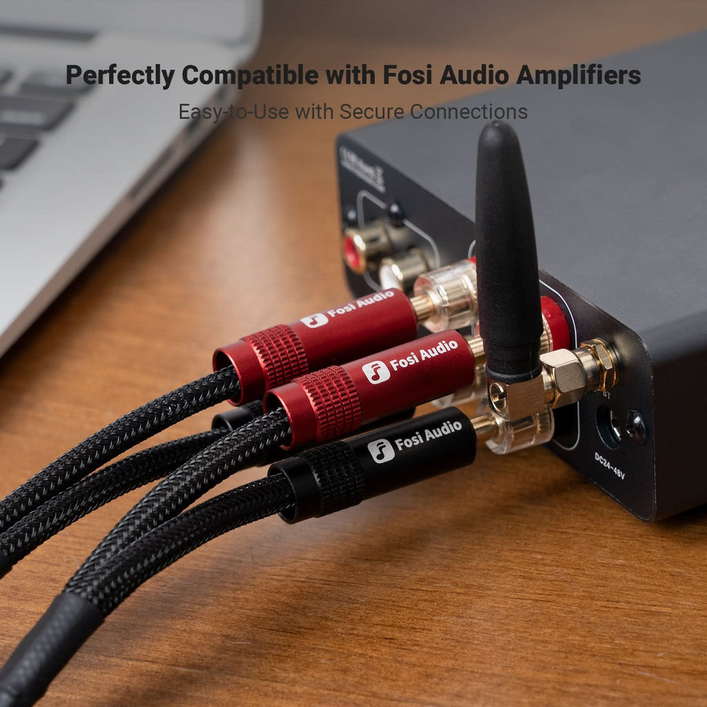 Fosi Audio Speaker Wire Banana Plugs