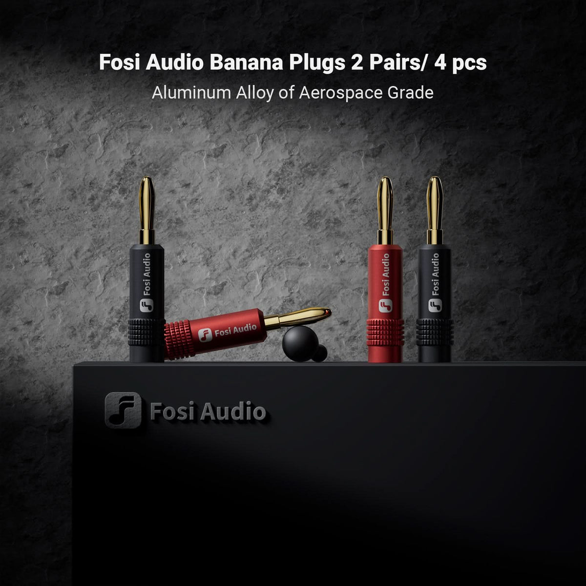 Fosi Audio Speaker Wire Banana Plugs