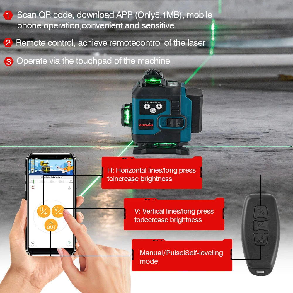 ONEVAN Laser Level