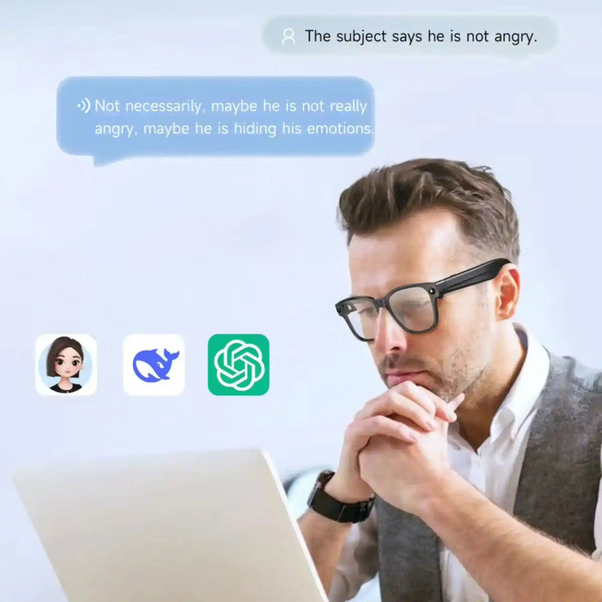TUTT AI Camera Smart Glasses