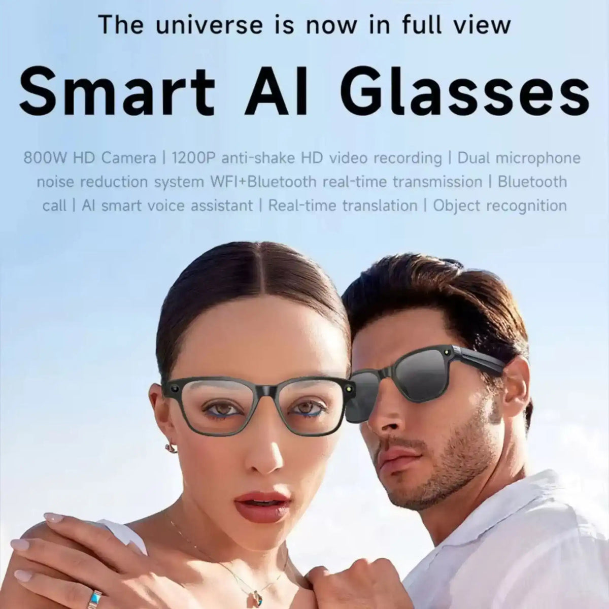 TUTT AI Camera Smart Glasses