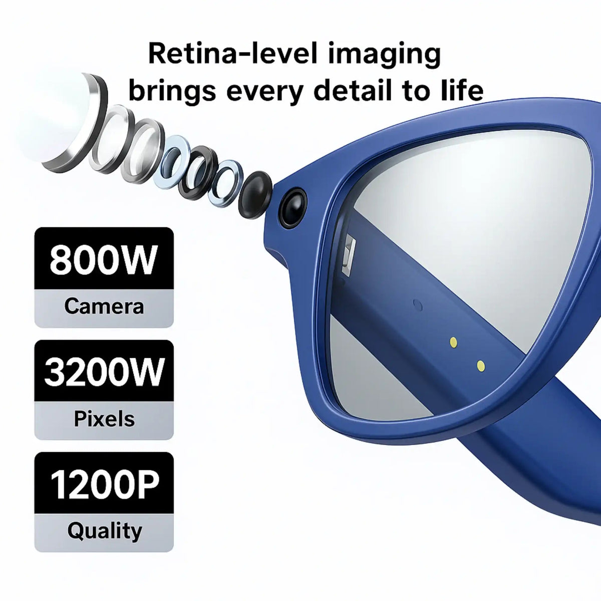 TUTT AI Camera Smart Glasses