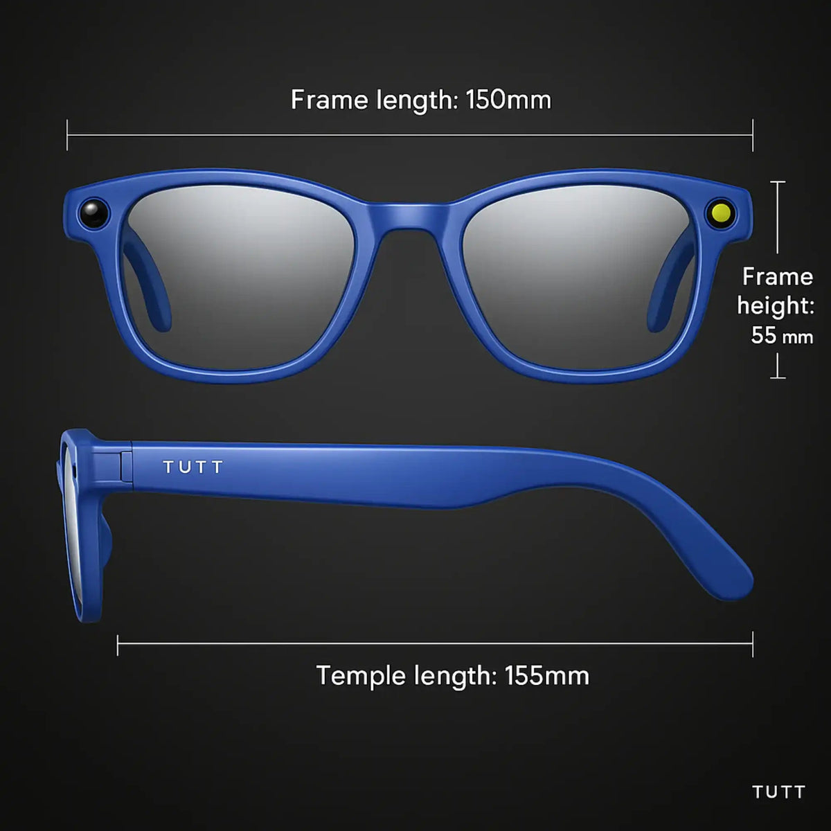 TUTT AI Camera Smart Glasses