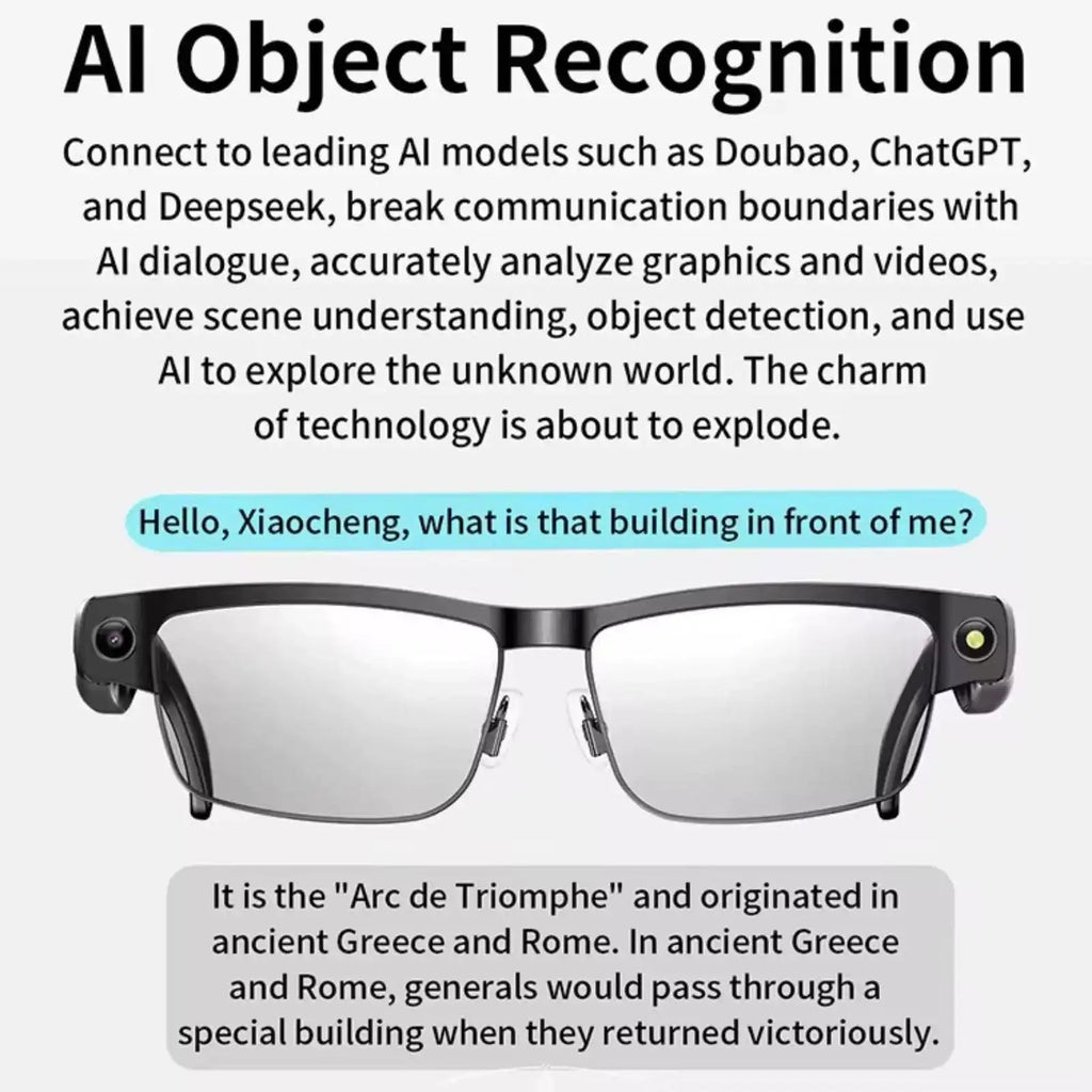 TUTT AI Camera Smart Glasses