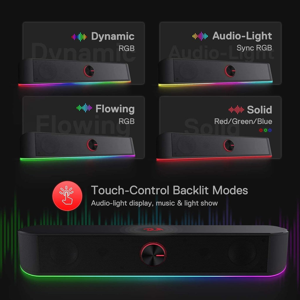 Redragon RGB Desktop Soundbar