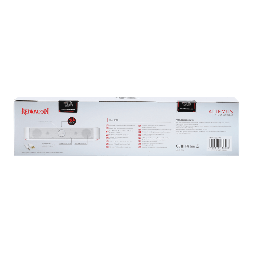 Redragon RGB Desktop Soundbar