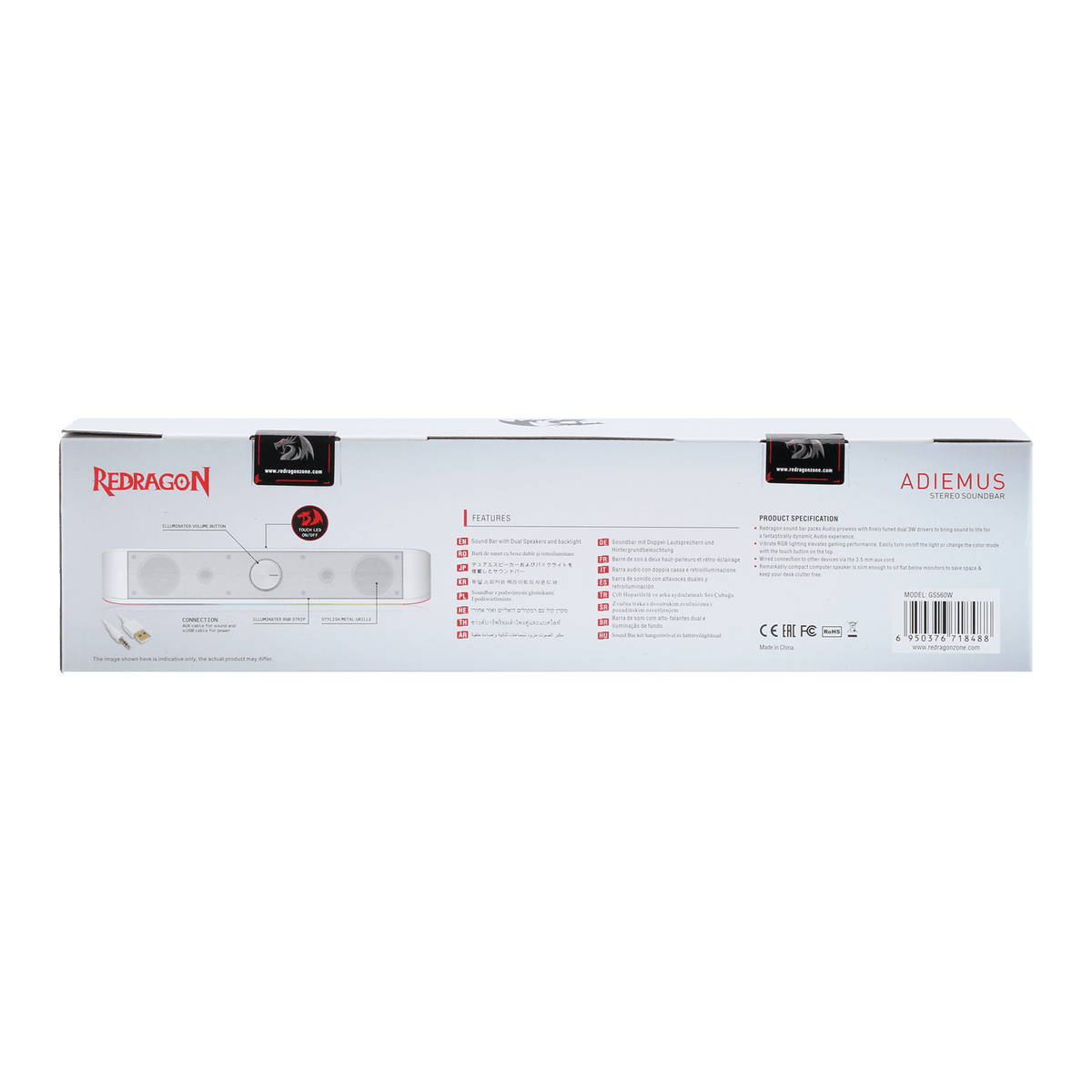 Redragon RGB Desktop Soundbar