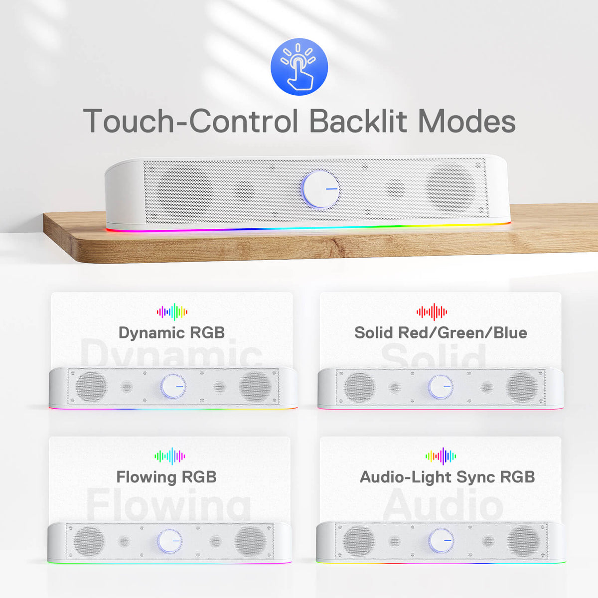 Redragon RGB Desktop Soundbar