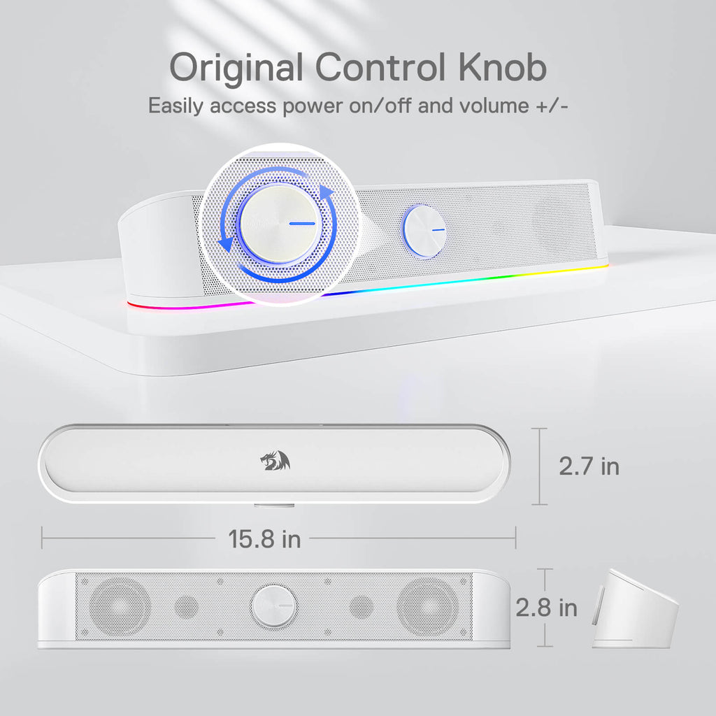 Redragon RGB Desktop Soundbar