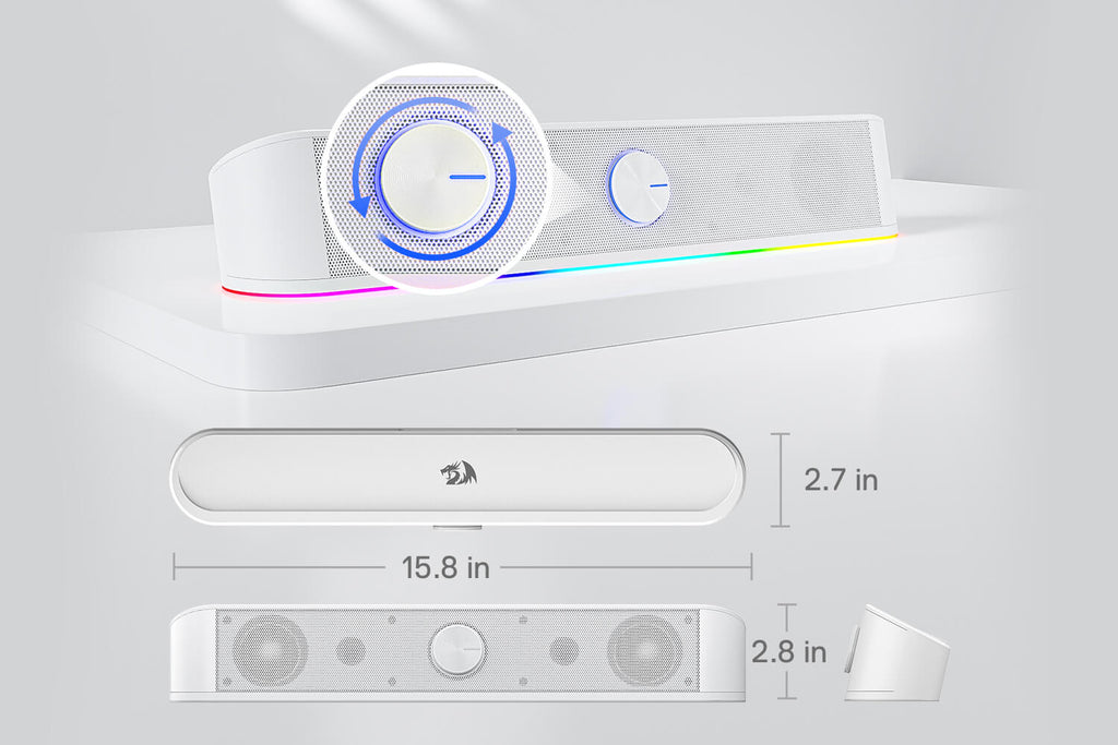 Redragon RGB Desktop Soundbar