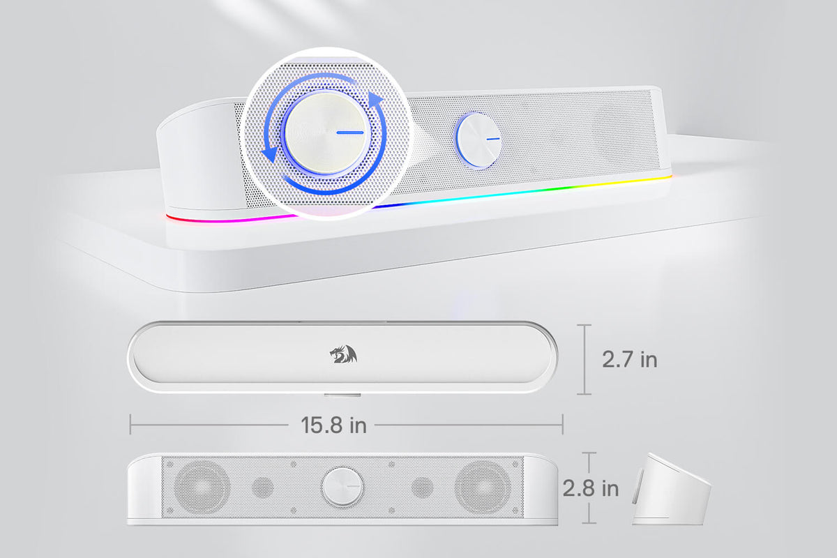 Redragon RGB Desktop Soundbar
