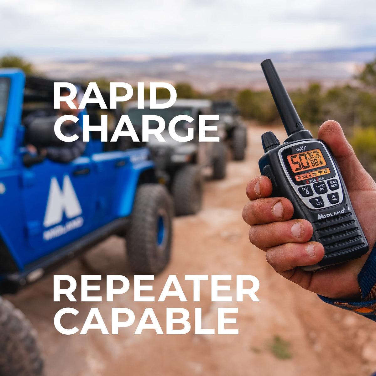 Midland Radio GMRS Handheld Radio Two-Pack