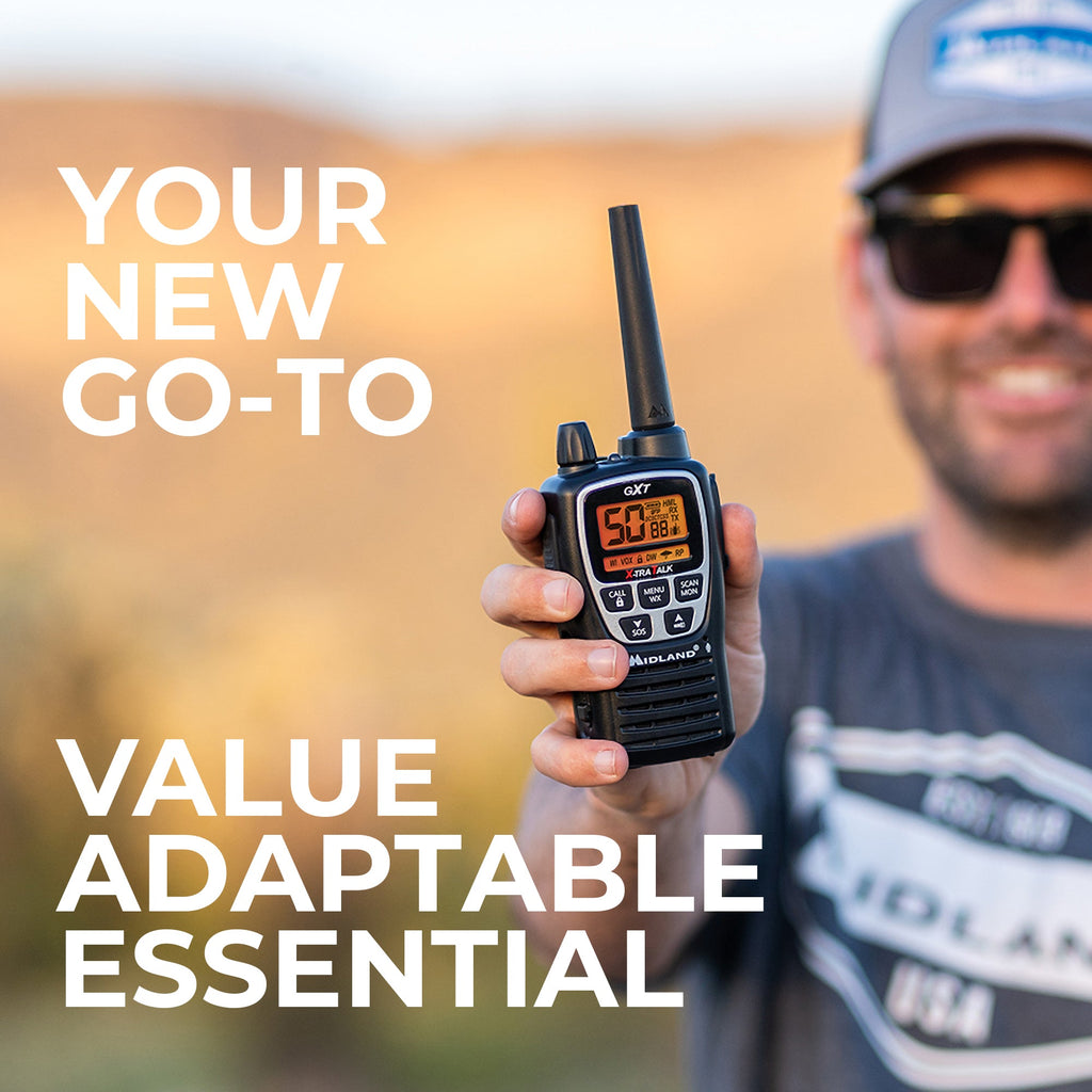 Midland Radio GMRS Handheld Radio Two-Pack