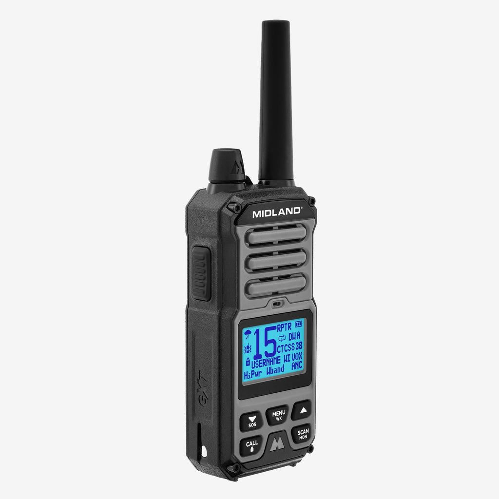 Midland Radio Rechargeable GMRS Handheld Radio Kit