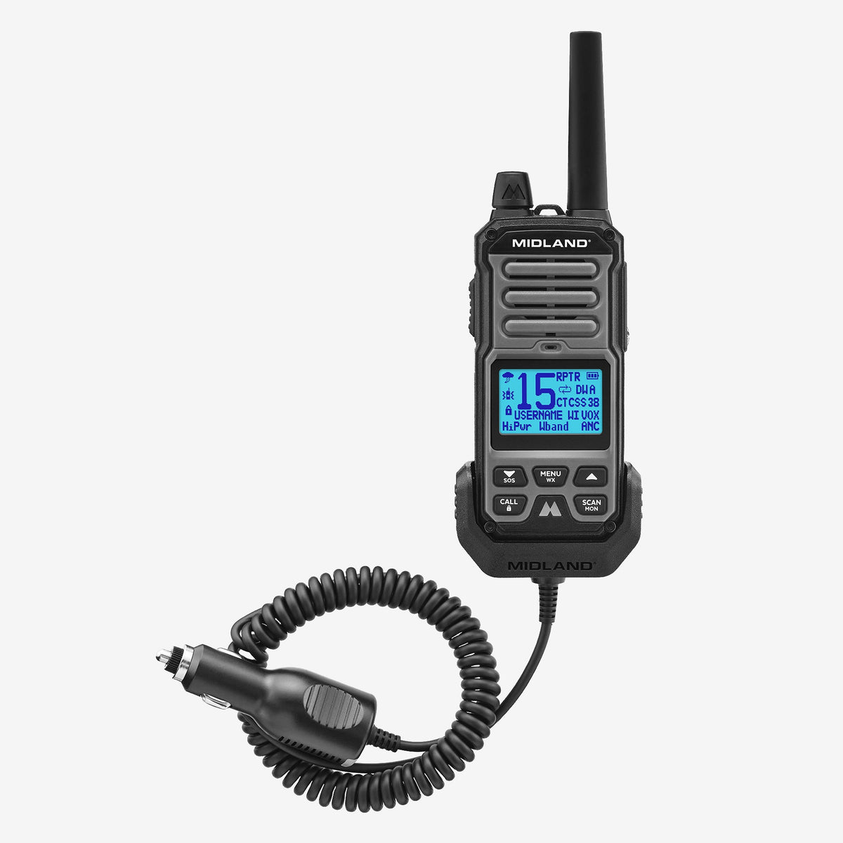 Midland Radio Rechargeable GMRS Handheld Radio Kit