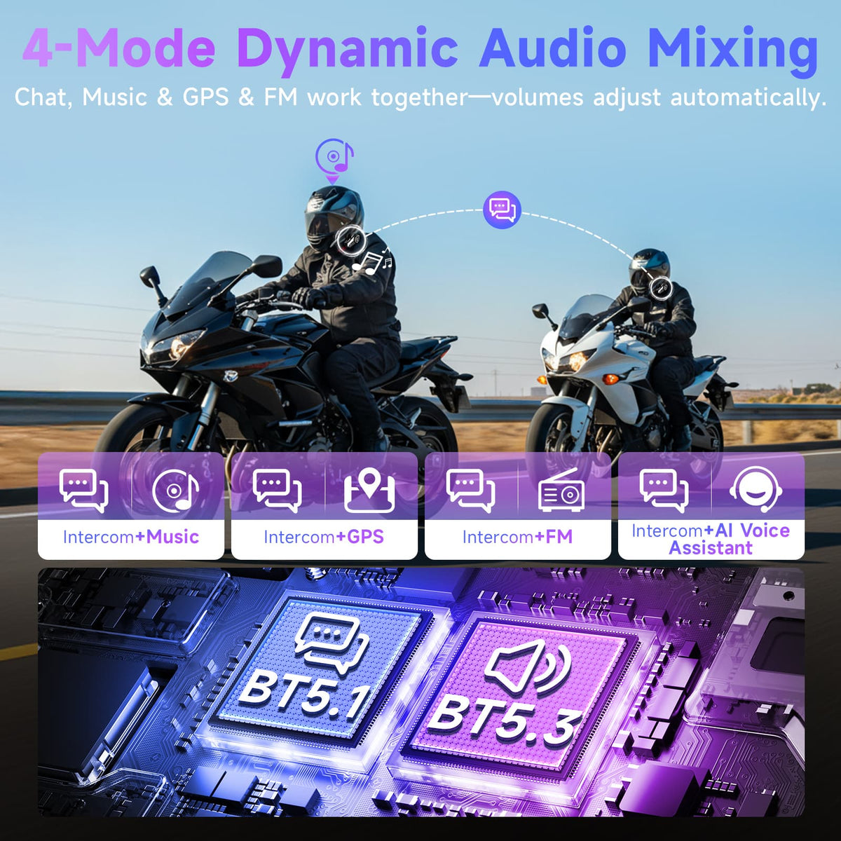Moman Motorcycle Helmet Intercom