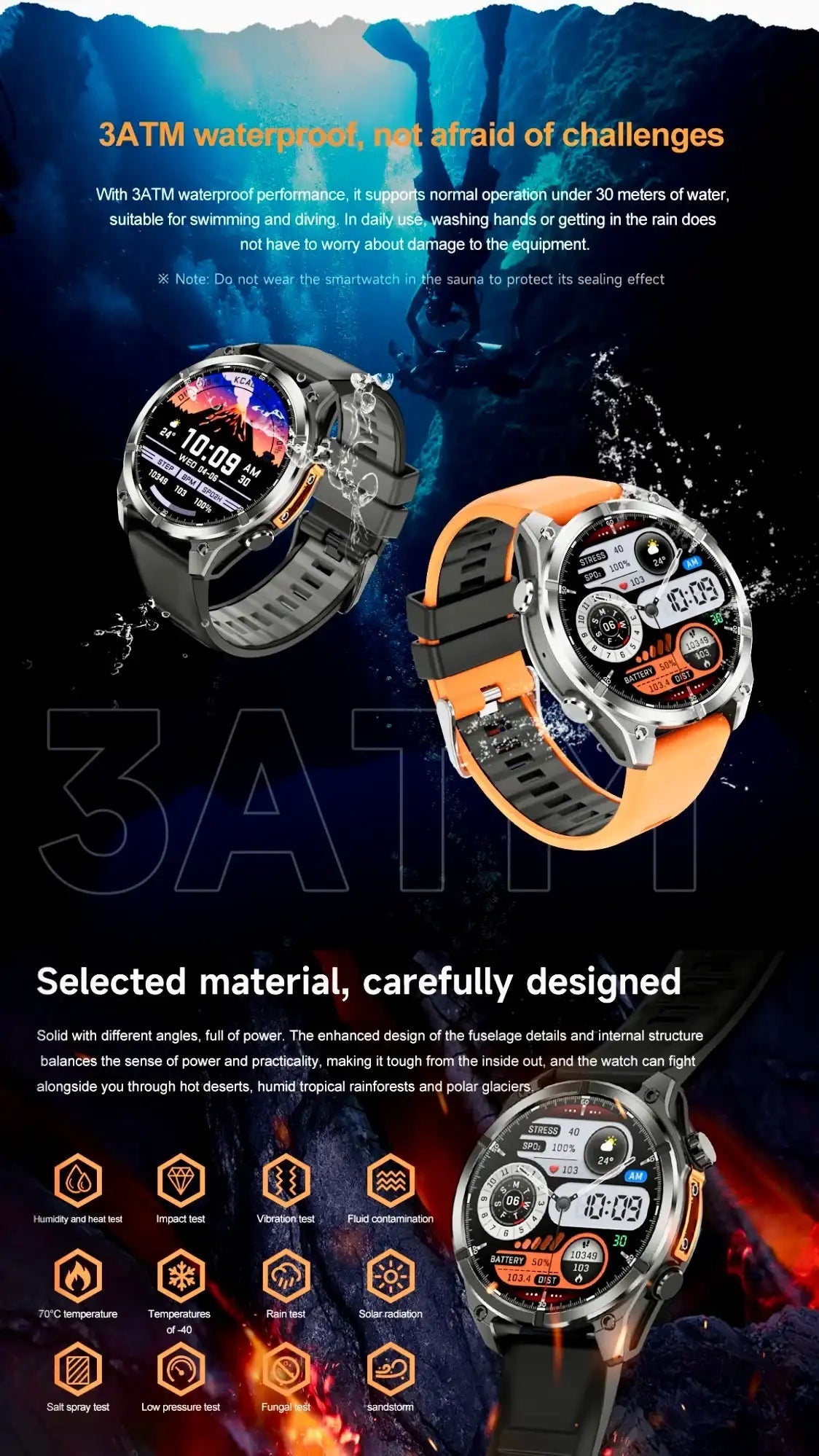 TUTT Rugged Smartwatch