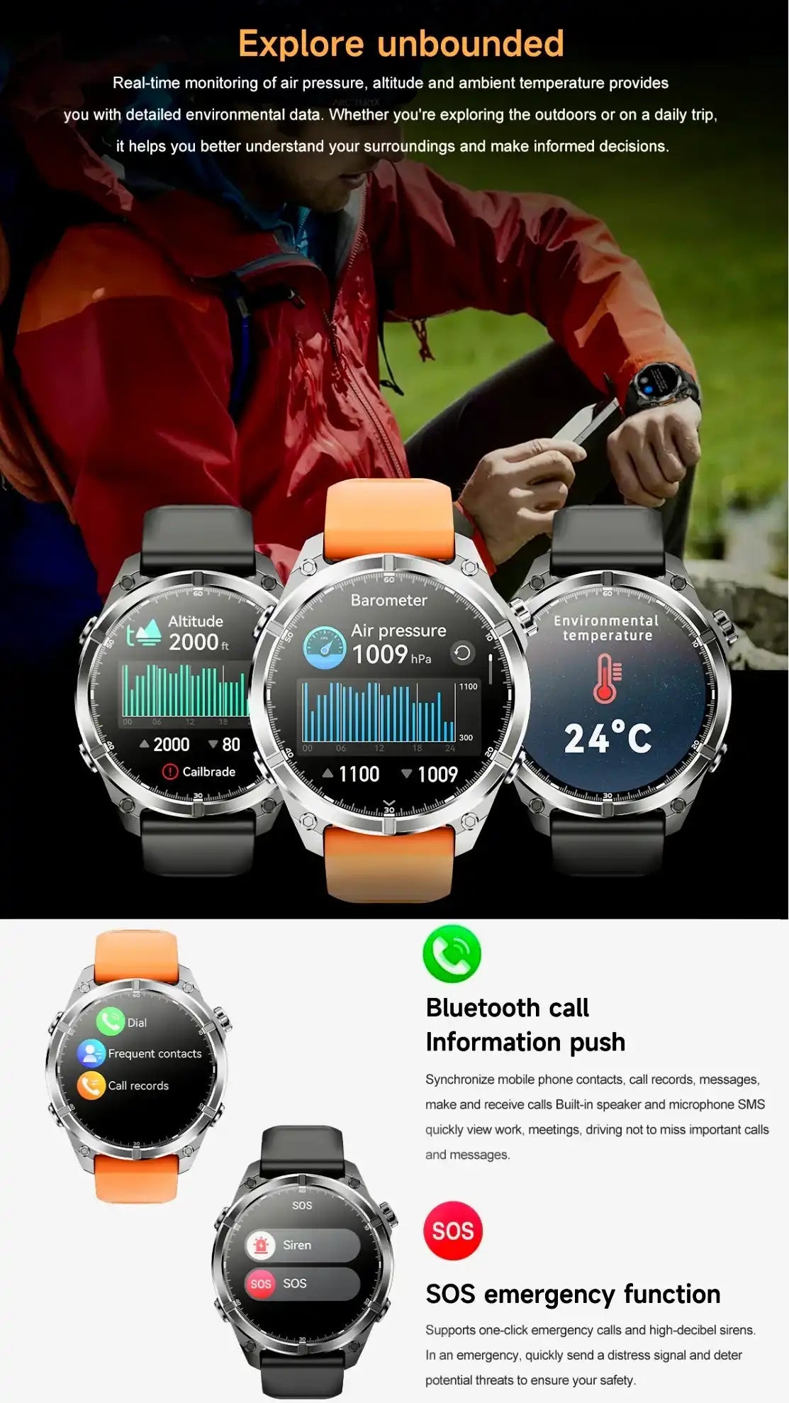 TUTT Rugged Smartwatch