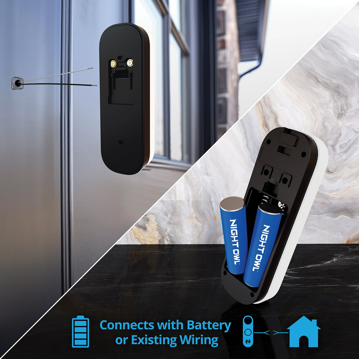 H4DB-B Dual-Power Wi-Fi Video Doorbell