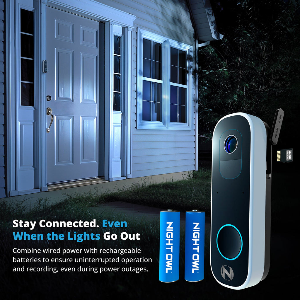 H4DB-B Dual-Power Wi-Fi Video Doorbell