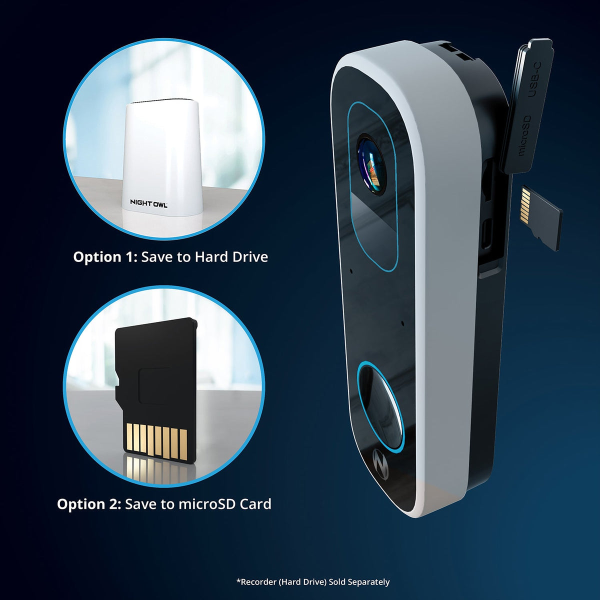 H4DB-B Dual-Power Wi-Fi Video Doorbell