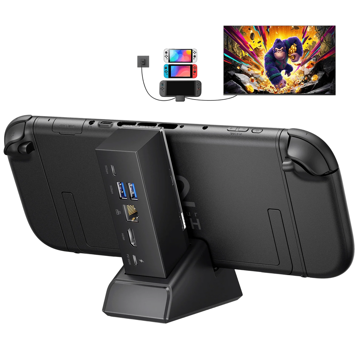JSAUX GAMING Portable Console Docking Station