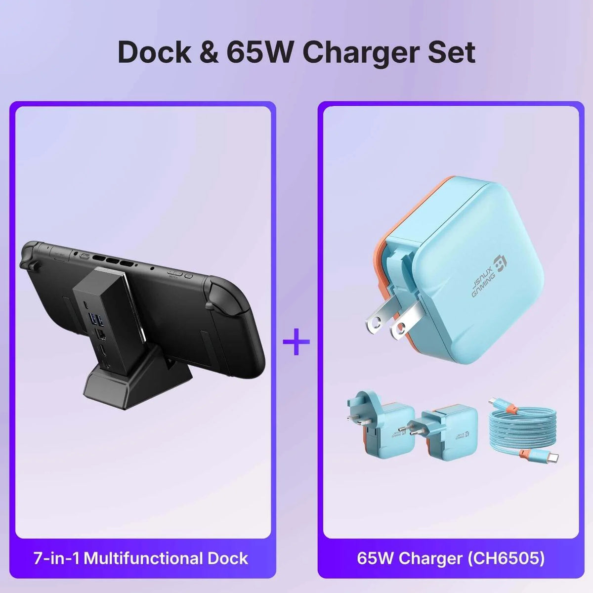 JSAUX GAMING Portable Console Docking Station